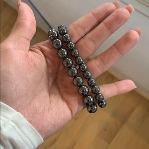 Hematite stone bracelet
